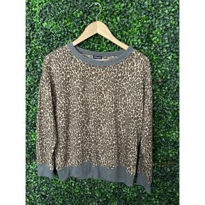 Splendid Animal print blouse women’s size M